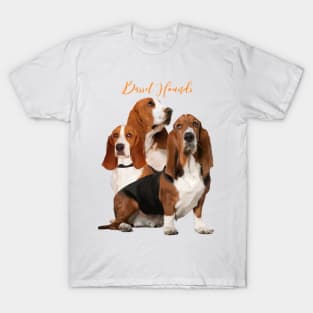 Basset Hound Composite Tee Design T-Shirt